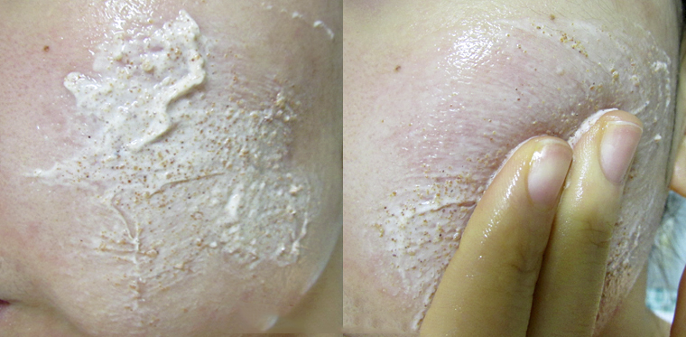 Sữa rửa mặt và tẩy tế bào chết Muji Face Soap Scrub 120g