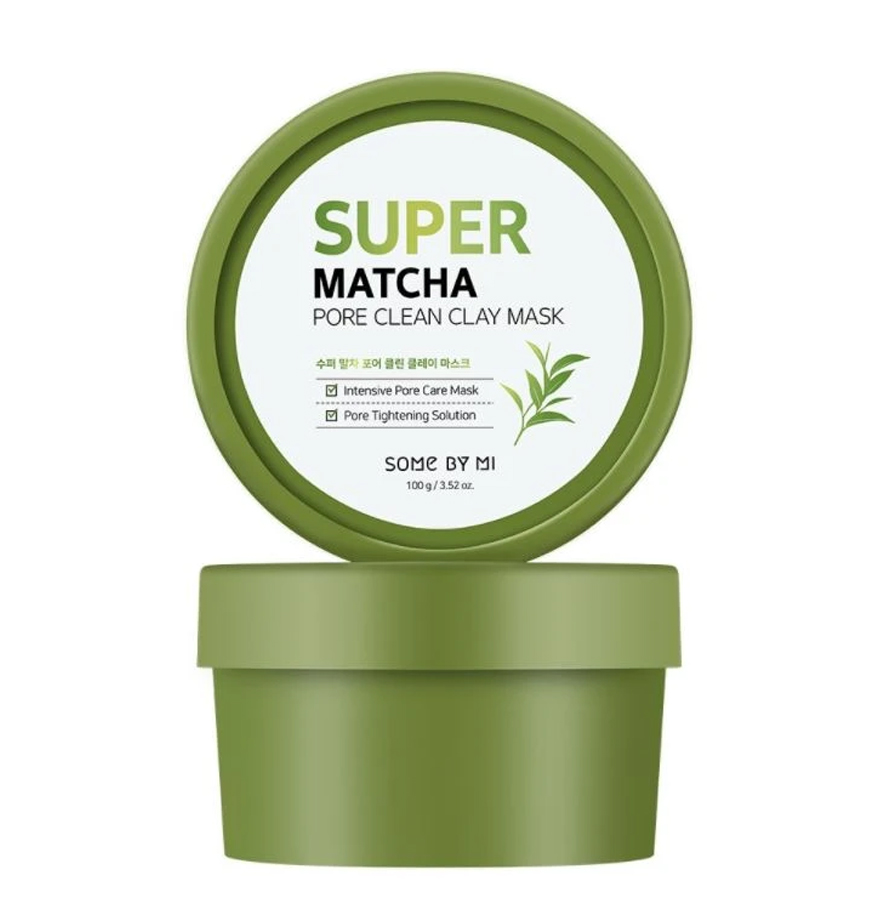 Mặt Nạ Đất Sét Trà Xanh Some By Mi Super Matcha Pore Clean Clay Mask 100g