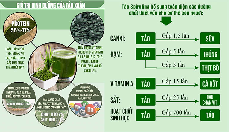 Tảo Xoắn Spirulina Nhật Bản