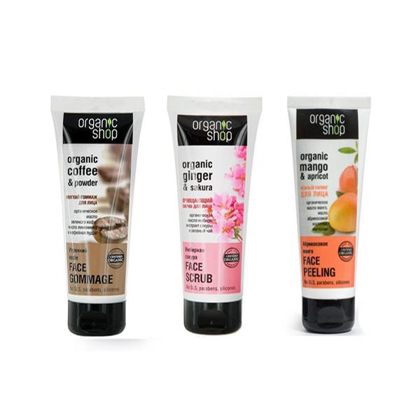 Tẩy da chết cho mặt Organic