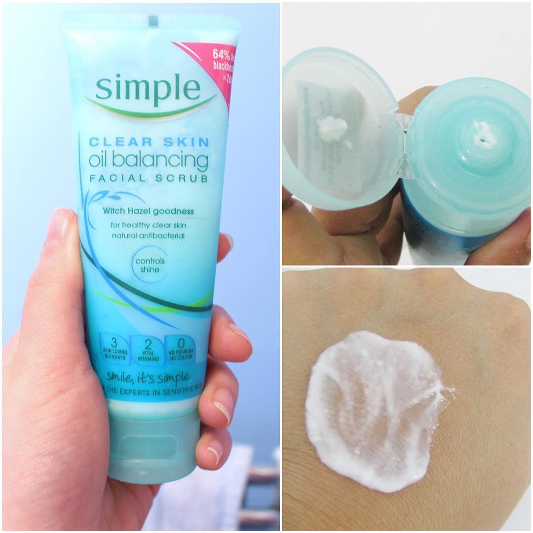 Tẩy tế bào chết Simple Clear Skin Oil Balancing 75ml