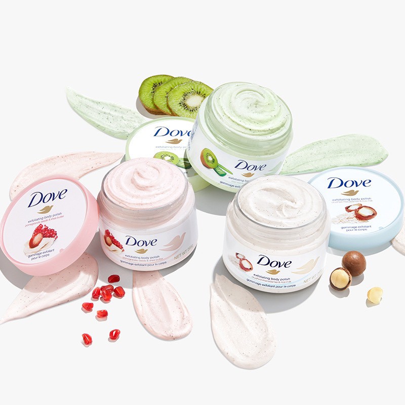 Tẩy Tế Bào Chết Dove Exfoliating Body Polish 50g (Bản Trung)