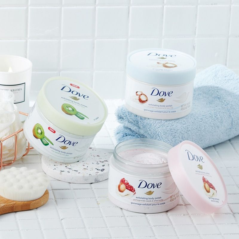 Tẩy Tế Bào Chết Dove Exfoliating Body Polish 50g (Bản Trung)