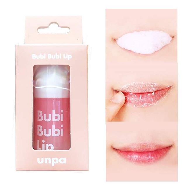 Tẩy tế bào chết môi Unpa Bubi Bubi