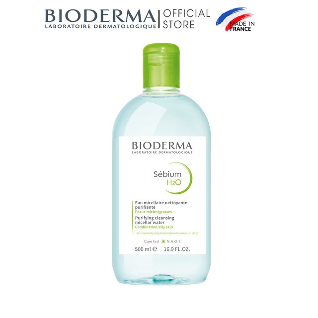 Tẩy Trang Bioderma Cho Da Dầu & Hỗn Hợp Sébium H2O 