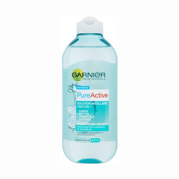 Tẩy trang Garnier Skin Active Pure Active 400ml (Pháp)