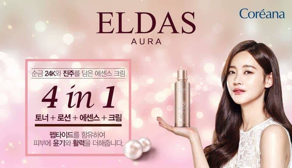 Serum tế bào gốc Eldas Aura Shine Gold Pearl 100ml