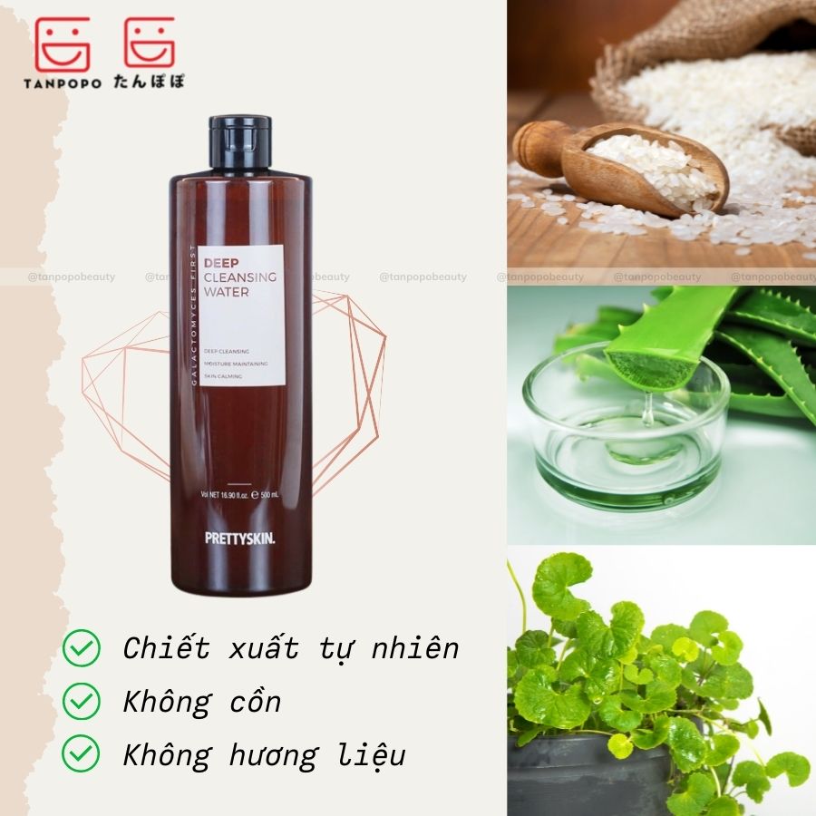 Nước Tẩy Trang PrettySkin Deep Cleansing Water 500ml