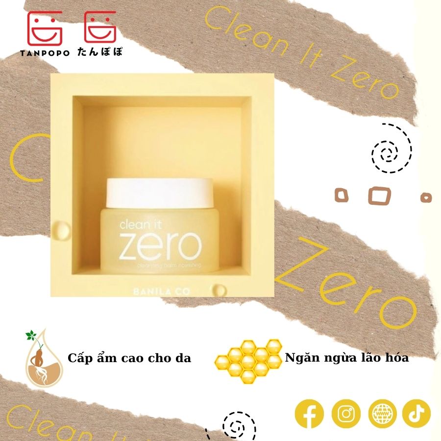 Sáp Tẩy Trang Banila Co Clean It Zero Cleansing Balm Nourishing 100ml