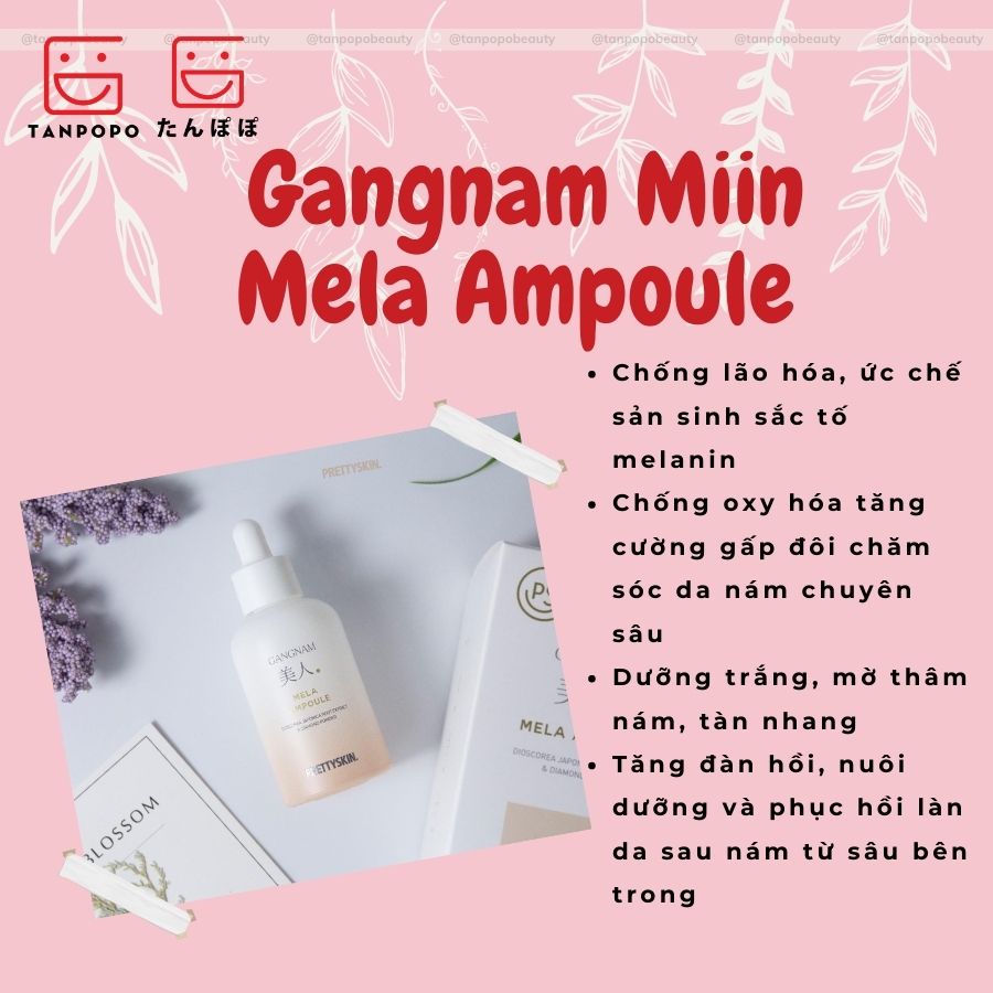 Tinh Chất PrettySkin Gangnam Miin Mela Ampoule 50ml