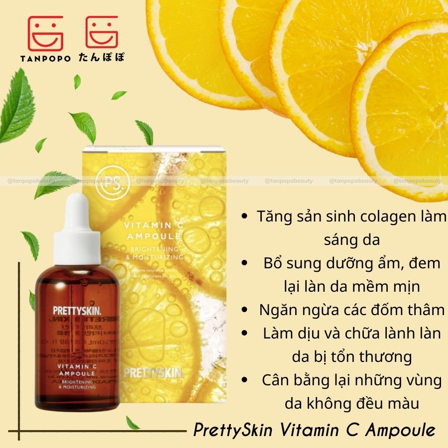 Tinh Chất PrettySkin Vitamin C Ampoule 50ml