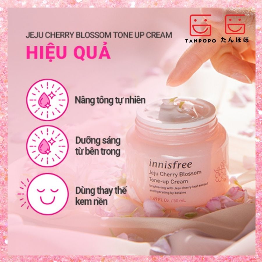 Kem dưỡng trắng da Innisfree Jeju Cherry Blossom 50ml