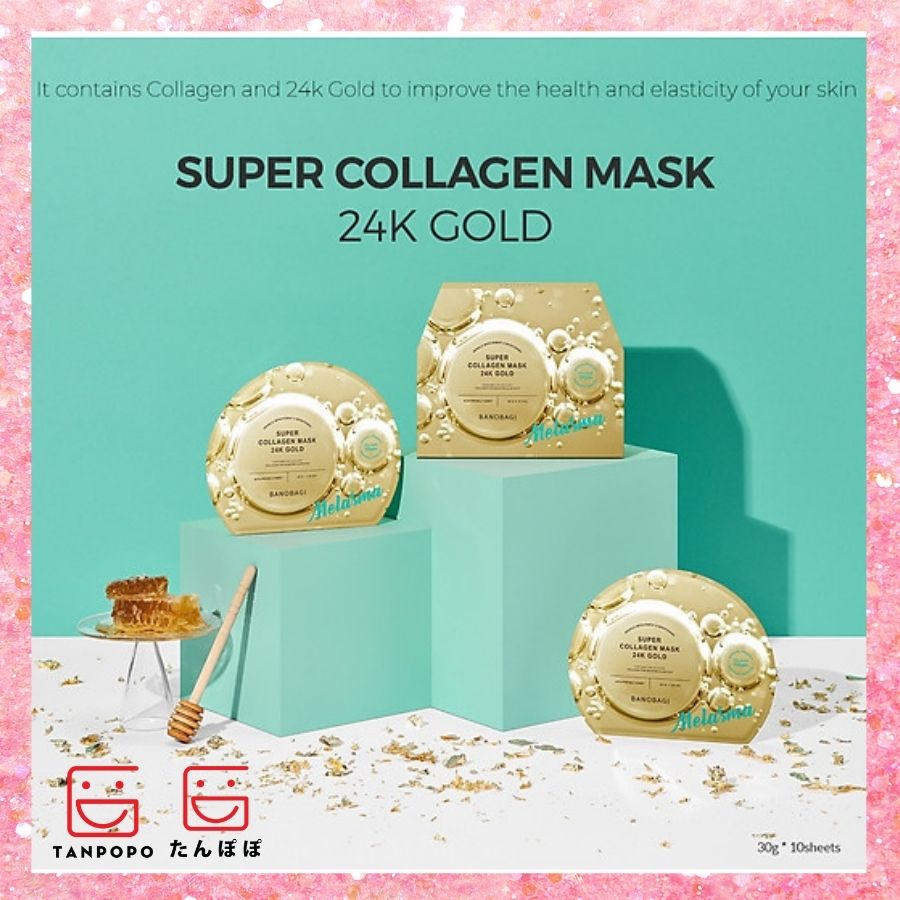 Mặt Nạ Ngừa Lão Hóa Banobagi Super Collagen Mask 24K Gold 30g