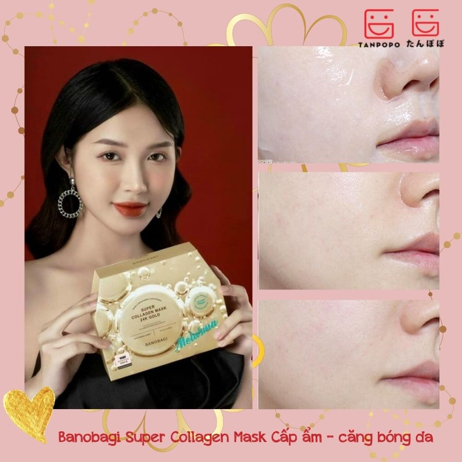 Mặt Nạ Ngừa Lão Hóa Banobagi Super Collagen Mask 24K Gold 30g