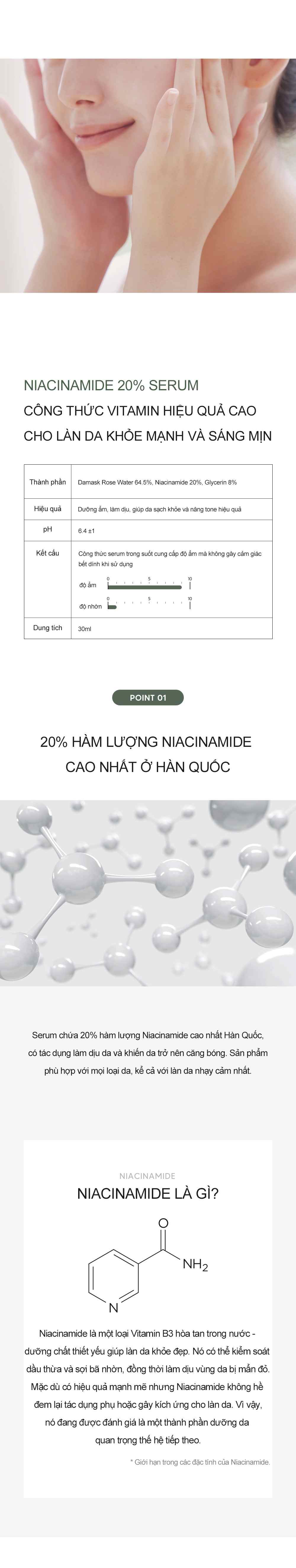 Tinh Chất Derma Factory Niacin Hyaluron 21% 80ml