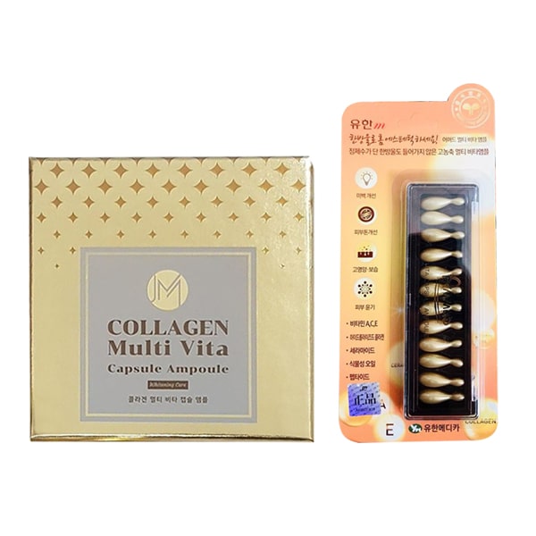 Tinh Chất Dưỡng Da JM Collagen Multi Vita Capsule Ampoule