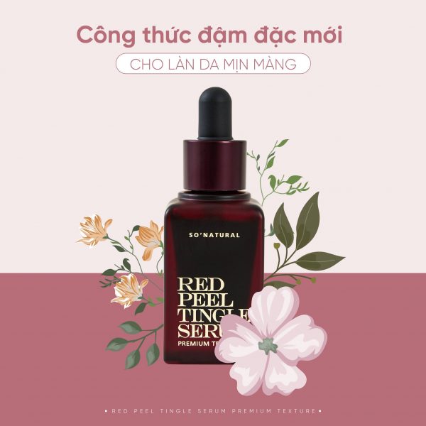 Tinh chất Trị Mụn So Natural Red Peel Tingle Serum Premium Texture 20ml