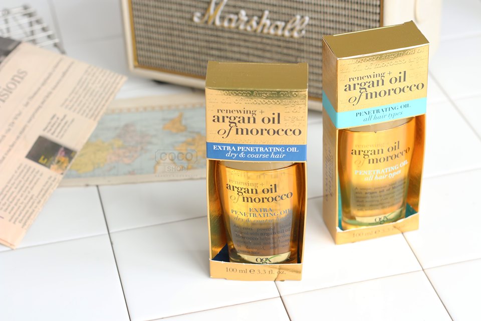 Tinh dầu dưỡng tóc OGX Renewing Argan oil of Morocco Penetrating 100ml