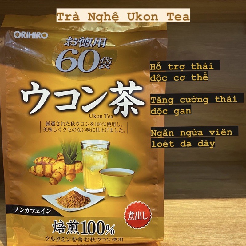 Trà nghệ Orihiro Ukon Tea 90g (60 gói)