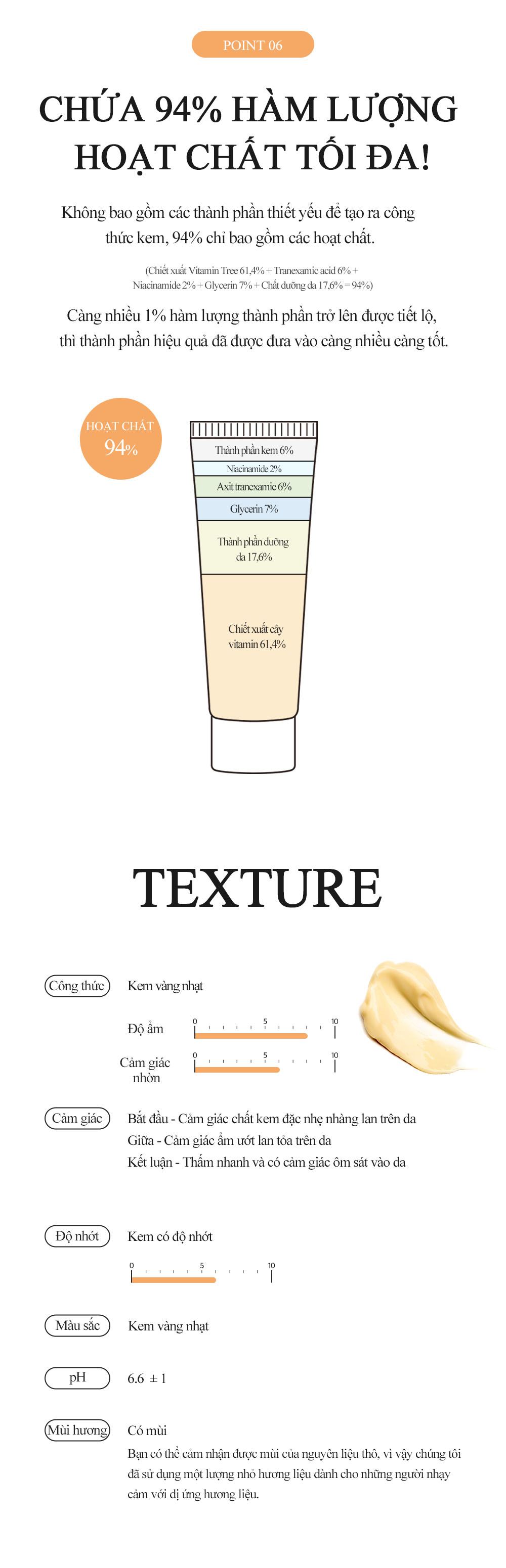 Kem Dưỡng Mờ Nám Derma Factory Tranexamic Acid 6% Cream 30ml
