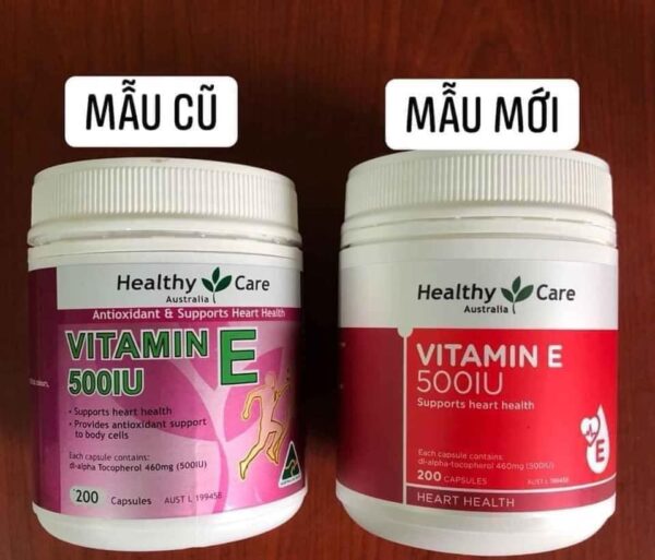 Viên Uống Bổ Sung Healthy Care Vitamin E 500IU 200 Viên