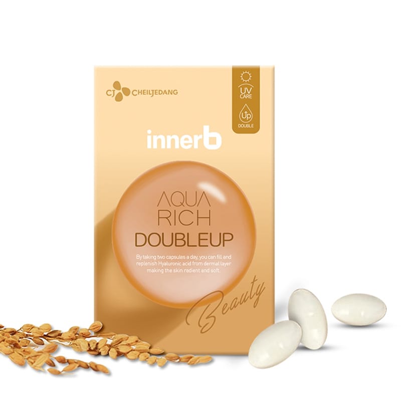 Viên Uống Cấp Nước Và Bổ Sung Collagen InnerB Aqua Rich DoubleUp (56 Viên)