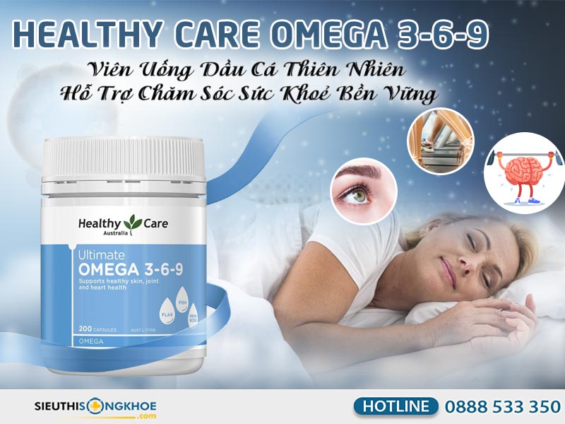 Viên Uống Healthy Care Ultimate Omega 3 6 9 (200 Viên)