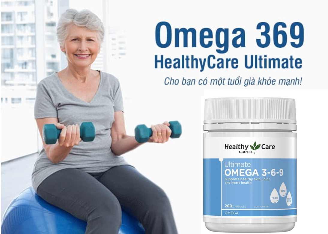 Viên Uống Healthy Care Ultimate Omega 3 6 9 (200 Viên)