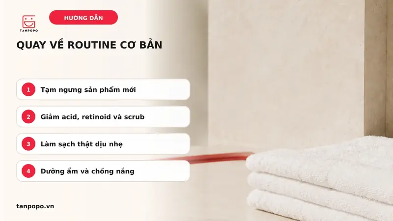 Làm sạch nhẹ và các điểm cần lưu ý