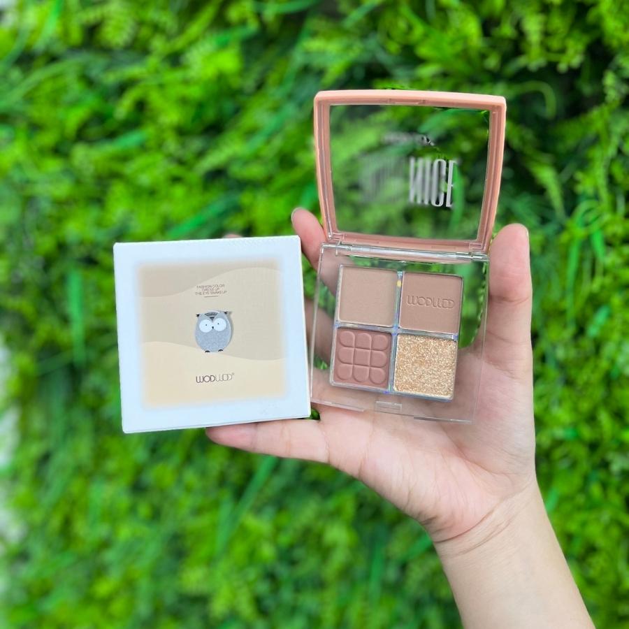 Phấn Mắt 4 Ô Wodwod Fashion Color Dress Up The Eye Smake Up