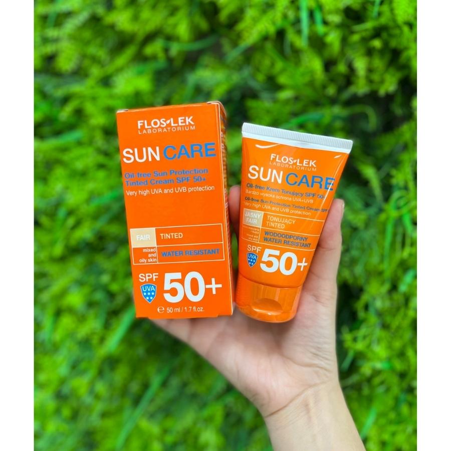 Kem Chống Nắng Floslek Oil-Free Sun Protection Tinted Cream SPF50+ 50ml