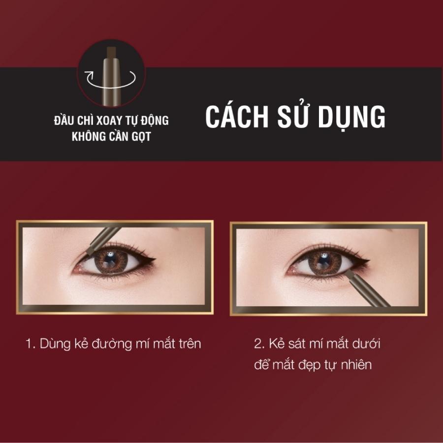 Kẻ Viền Mắt Trong Browit Nong Chat Smooth And Slim Inner Eyeliner 0.1g