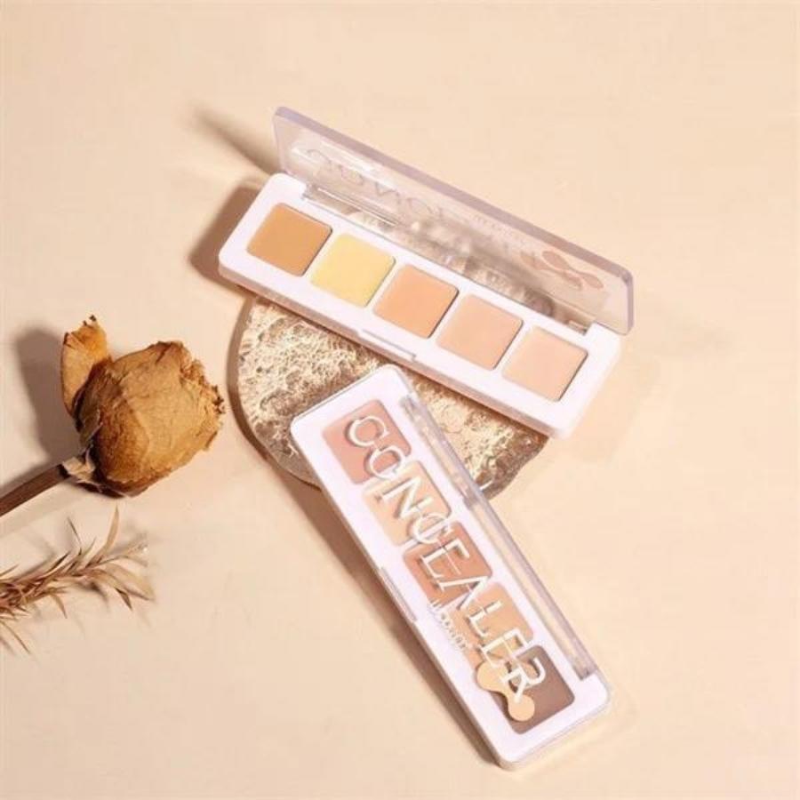 Bảng Che Khuyết Điểm 5 Ô Wodwod Concealer Pallete