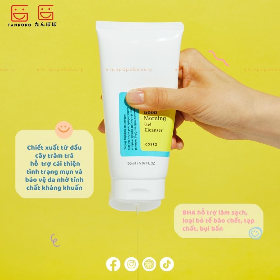 Sữa Rửa Mặt Cosrx Low pH Good Morning Gel Cleanser 150ml