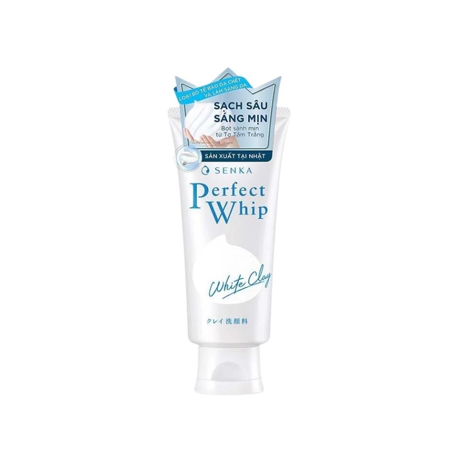 Sữa Rửa Mặt Đất Sét Trắng Senka Perfect White Clay 120g (2021)