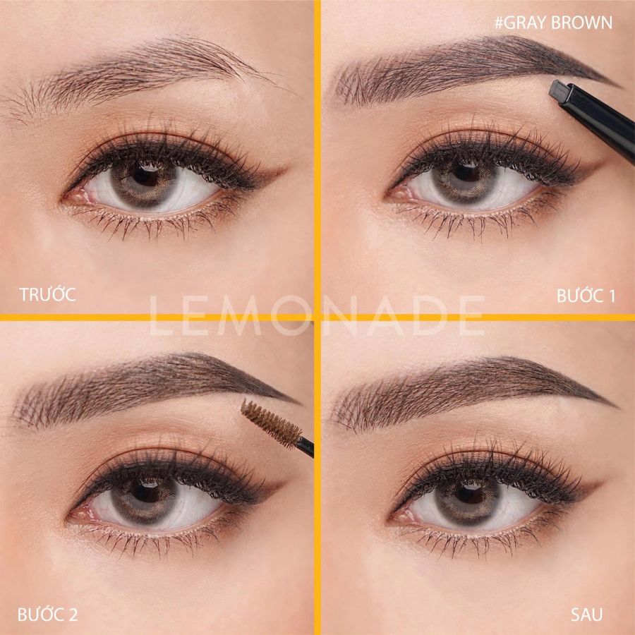 Chì Kẻ Mày 2 Đầu Lemonade Want It Got It Dual Eyebrow 2g + 2ml