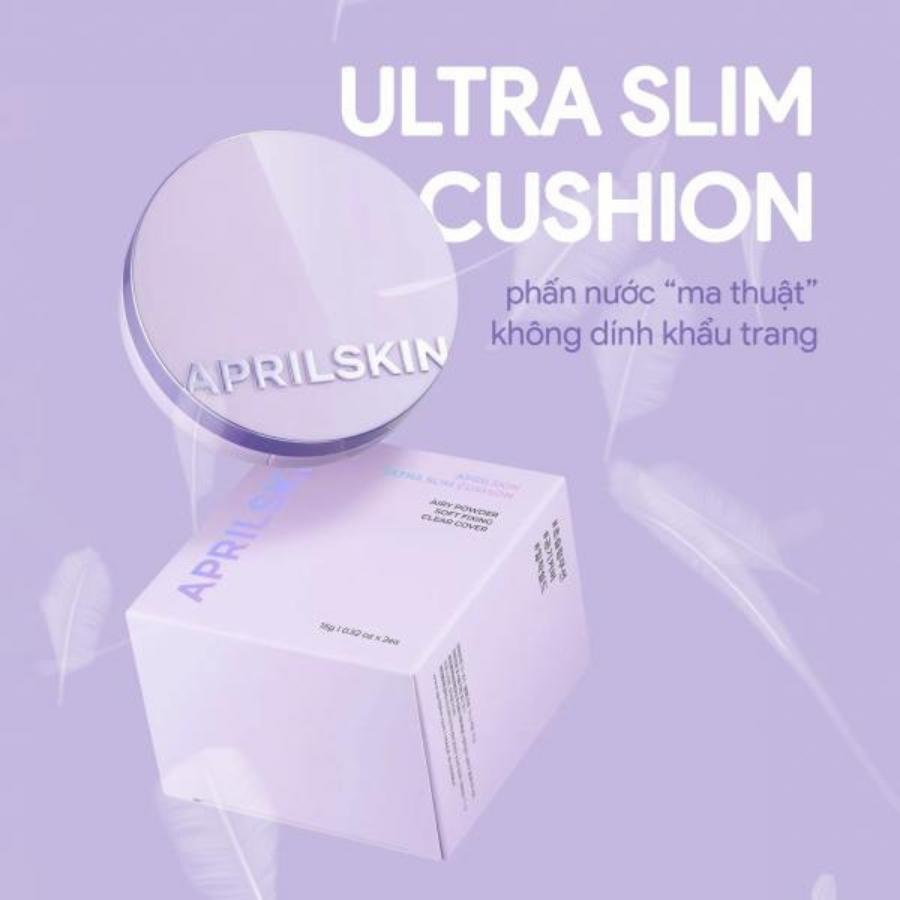 Phấn Nước 2 Lõi Aprilskin Ultra Slim Cushion SPF50 15g (CTY) - 23 Natural Beige