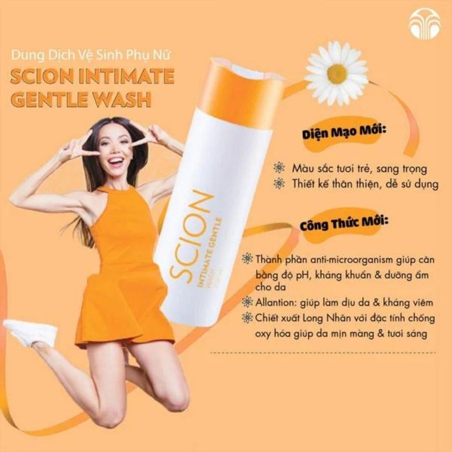 Dung Dịch Vệ Sinh Scion Intimate Gentle Wash 200ml