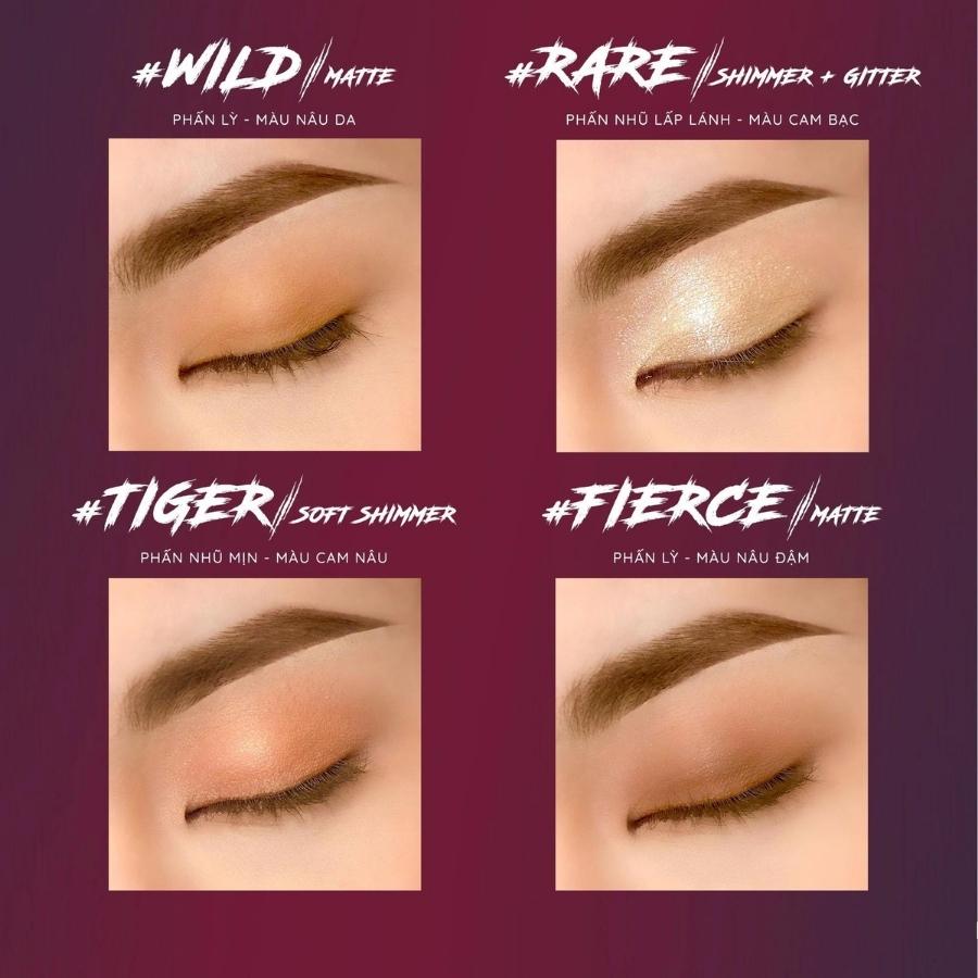 Bảng Phấn Mắt 4 Ô Lemonade SuperTiger Eyeshadow Palette 8.8g