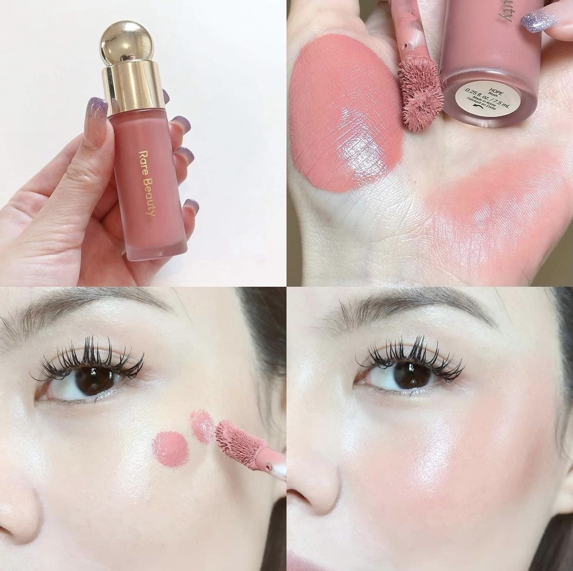 Má Hồng Dạng Kem Rare Beauty Soft Pnch Dewy Liquid Blush 3.2ml