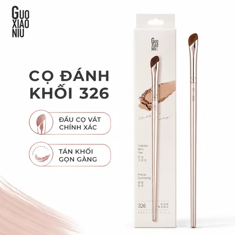 Cọ Đánh Khối Guoxiaoniu GXCKG326 Rose Gold 326 Precise Contouring