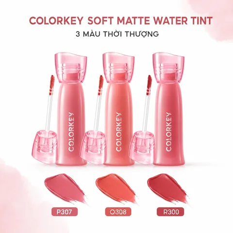 Son Kem Bóng Colorkey Soft Matte Water Tint 2,5g