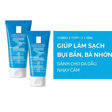 Sữa Rửa Mặt La Roche-Posay Cho Da Dầu, Nhạy Cảm Effaclar Gel Moussant Purifiant (Nhập Khẩu)
