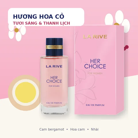 Nước Hoa Nữ La Rive Her Choice For Women EDP 100ml