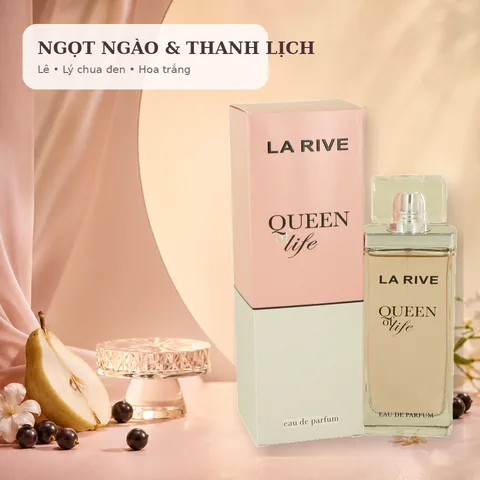 Nước Hoa Nữ La Rive Queen Of Life EDP 75ml