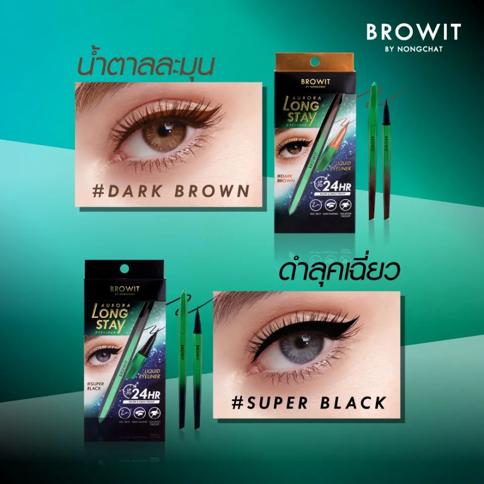 Kẻ Mắt Browit Nongchat Aurora Long Stay Eyeliner 0.5g