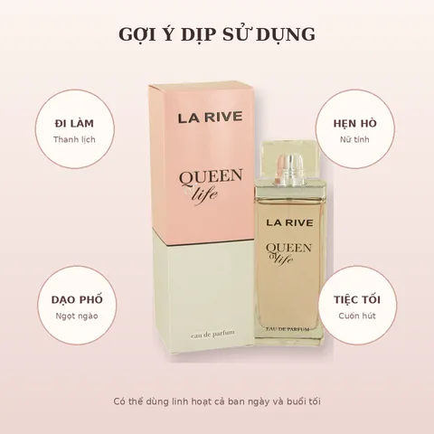 Nước Hoa Nữ La Rive Queen Of Life EDP 75ml