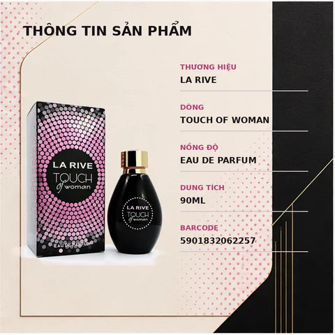Nước Hoa Nữ La Rive Touch Of Woman EDP 90ml
