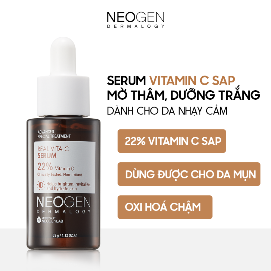Tinh Chất Neogen Dermalogy Mờ Thâm, Sáng Da Real Vita C Serum 32g