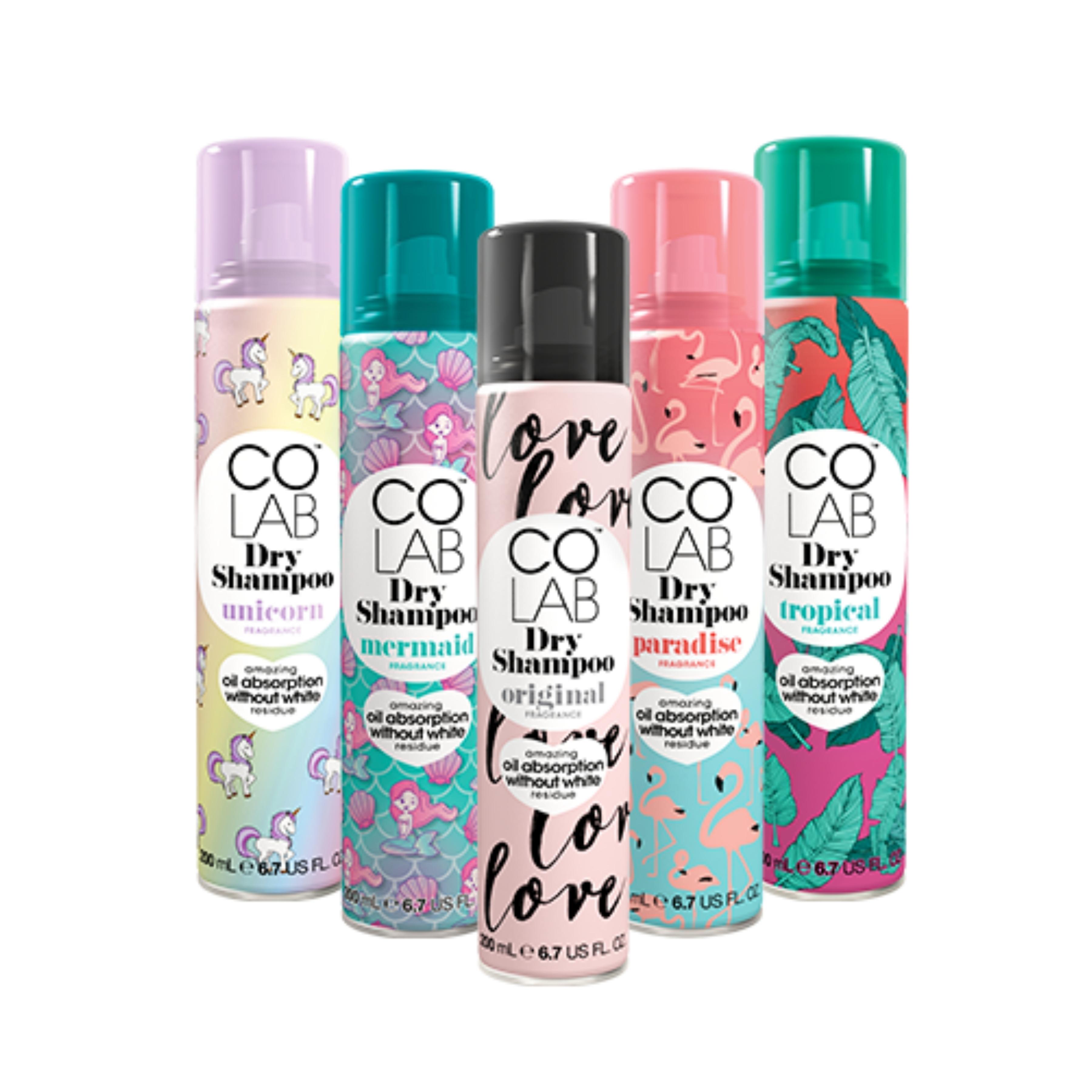 Dầu Gội Khô Colab Dry Shampoo 200ml - Paradise (Hương Địa Đàng - Hương Hoa Tiare và Dừa)